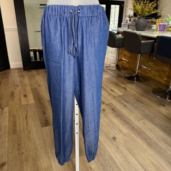Robert Louis Denim Color Jogger Pants, Size Small - Picture 6 of 16